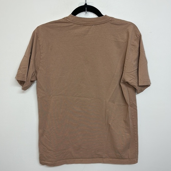 Norse Projects Men's Johannes Varsity Logo T-Shirt in Camel Small - Picture 6 of 8
